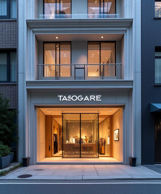 東京・千駄ヶ谷にあるTasogare Footwearの旗艦店の外観